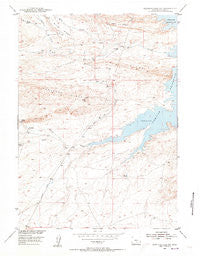 Seminoe Dam SW Wyoming Historical topographic map, 1:24000 scale, 7.5 X 7.5 Minute, Year 1953