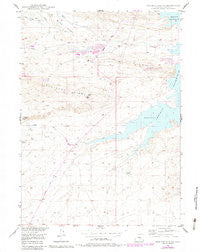 Seminoe Dam SW Wyoming Historical topographic map, 1:24000 scale, 7.5 X 7.5 Minute, Year 1953