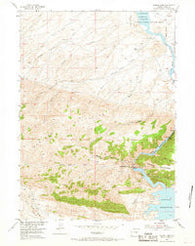 Seminoe Dam Wyoming Historical topographic map, 1:24000 scale, 7.5 X 7.5 Minute, Year 1953