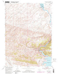Seminoe Dam Wyoming Historical topographic map, 1:24000 scale, 7.5 X 7.5 Minute, Year 1953