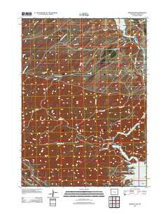 Seminoe Dam Wyoming Historical topographic map, 1:24000 scale, 7.5 X 7.5 Minute, Year 2012