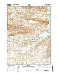 Seminoe Dam SW Wyoming Current topographic map, 1:24000 scale, 7.5 X 7.5 Minute, Year 2015