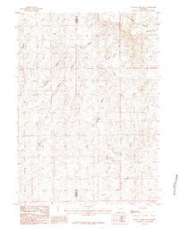 Seven L Creek East Wyoming Historical topographic map, 1:24000 scale, 7.5 X 7.5 Minute, Year 1984