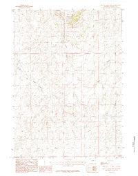 Seven L Creek West Wyoming Historical topographic map, 1:24000 scale, 7.5 X 7.5 Minute, Year 1984