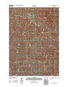 Seven L Creek East Wyoming Historical topographic map, 1:24000 scale, 7.5 X 7.5 Minute, Year 2012