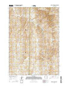 Seven L Creek East Wyoming Current topographic map, 1:24000 scale, 7.5 X 7.5 Minute, Year 2015