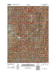 Seven L Creek West Wyoming Historical topographic map, 1:24000 scale, 7.5 X 7.5 Minute, Year 2012