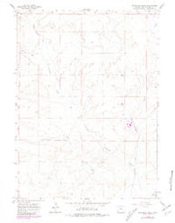 Sevenmile Gulch Wyoming Historical topographic map, 1:24000 scale, 7.5 X 7.5 Minute, Year 1961