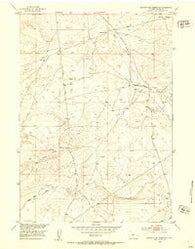 Seventy-one Reservoir Wyoming Historical topographic map, 1:24000 scale, 7.5 X 7.5 Minute, Year 1952