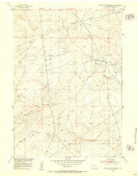 Seventy-one Reservoir Wyoming Historical topographic map, 1:24000 scale, 7.5 X 7.5 Minute, Year 1952