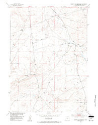 Seventy-one Reservoir Wyoming Historical topographic map, 1:24000 scale, 7.5 X 7.5 Minute, Year 1952