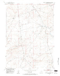 Seventy-one Reservoir Wyoming Historical topographic map, 1:24000 scale, 7.5 X 7.5 Minute, Year 1952