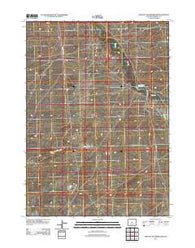Seventy One Reservoir Wyoming Historical topographic map, 1:24000 scale, 7.5 X 7.5 Minute, Year 2012