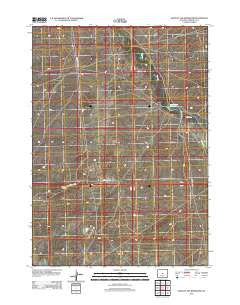 Seventy One Reservoir Wyoming Historical topographic map, 1:24000 scale, 7.5 X 7.5 Minute, Year 2012