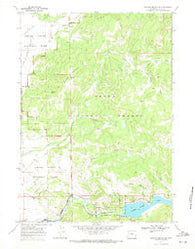 Shadow Mountain Wyoming Historical topographic map, 1:24000 scale, 7.5 X 7.5 Minute, Year 1968