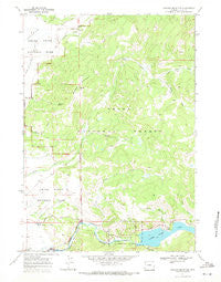 Shadow Mountain Wyoming Historical topographic map, 1:24000 scale, 7.5 X 7.5 Minute, Year 1968
