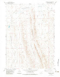 Shamrock Hills Wyoming Historical topographic map, 1:24000 scale, 7.5 X 7.5 Minute, Year 1983