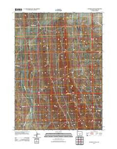 Shamrock Hills Wyoming Historical topographic map, 1:24000 scale, 7.5 X 7.5 Minute, Year 2012