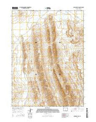 Shamrock Hills Wyoming Current topographic map, 1:24000 scale, 7.5 X 7.5 Minute, Year 2015