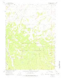 Sharp Hill Wyoming Historical topographic map, 1:24000 scale, 7.5 X 7.5 Minute, Year 1961