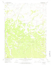 Sharp Hill Wyoming Historical topographic map, 1:24000 scale, 7.5 X 7.5 Minute, Year 1961