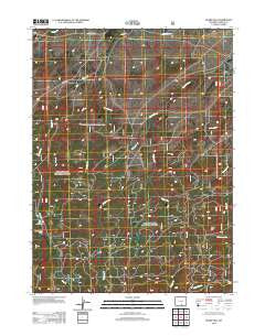 Sharp Hill Wyoming Historical topographic map, 1:24000 scale, 7.5 X 7.5 Minute, Year 2012