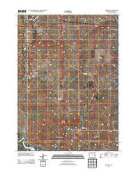 Shawnee Wyoming Historical topographic map, 1:24000 scale, 7.5 X 7.5 Minute, Year 2012