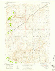 Shawnee Wyoming Historical topographic map, 1:24000 scale, 7.5 X 7.5 Minute, Year 1949