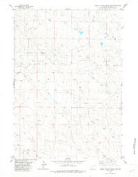 Sheep Canyon Creek East Wyoming Historical topographic map, 1:24000 scale, 7.5 X 7.5 Minute, Year 1982