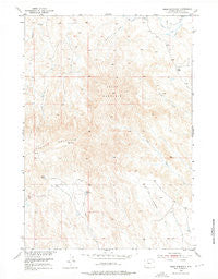 Sheep Mountain Wyoming Historical topographic map, 1:24000 scale, 7.5 X 7.5 Minute, Year 1951