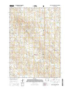 Sheep Canyon Creek East Wyoming Current topographic map, 1:24000 scale, 7.5 X 7.5 Minute, Year 2015