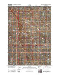 Sheep Canyon Creek West Wyoming Historical topographic map, 1:24000 scale, 7.5 X 7.5 Minute, Year 2012