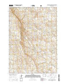 Sheep Canyon Creek West Wyoming Current topographic map, 1:24000 scale, 7.5 X 7.5 Minute, Year 2015