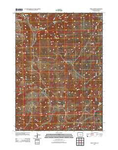 Sheep Creek Wyoming Historical topographic map, 1:24000 scale, 7.5 X 7.5 Minute, Year 2012