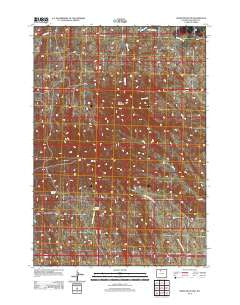 Sheep Mountain Wyoming Historical topographic map, 1:24000 scale, 7.5 X 7.5 Minute, Year 2012