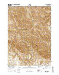 Sheep Ridge Wyoming Current topographic map, 1:24000 scale, 7.5 X 7.5 Minute, Year 2015