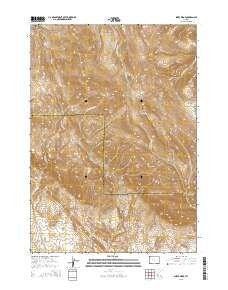 Sheep Ridge Wyoming Current topographic map, 1:24000 scale, 7.5 X 7.5 Minute, Year 2015