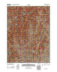 Sheep Rock Wyoming Historical topographic map, 1:24000 scale, 7.5 X 7.5 Minute, Year 2012