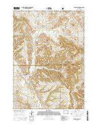 Sheldon Creek Wyoming Current topographic map, 1:24000 scale, 7.5 X 7.5 Minute, Year 2015