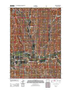 Shell Wyoming Historical topographic map, 1:24000 scale, 7.5 X 7.5 Minute, Year 2012