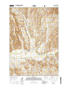 Shell Wyoming Current topographic map, 1:24000 scale, 7.5 X 7.5 Minute, Year 2015