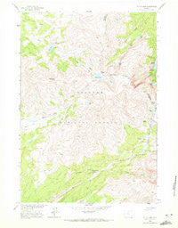 Shell Lake Wyoming Historical topographic map, 1:24000 scale, 7.5 X 7.5 Minute, Year 1960