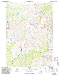 Shell Lake Wyoming Historical topographic map, 1:24000 scale, 7.5 X 7.5 Minute, Year 1993