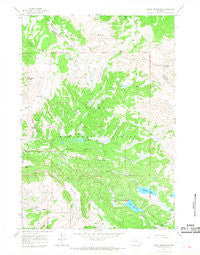 Shell Reservoir Wyoming Historical topographic map, 1:24000 scale, 7.5 X 7.5 Minute, Year 1964