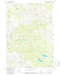 Shell Reservoir Wyoming Historical topographic map, 1:24000 scale, 7.5 X 7.5 Minute, Year 1964