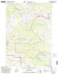Shell Reservoir Wyoming Historical topographic map, 1:24000 scale, 7.5 X 7.5 Minute, Year 1993