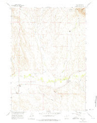 Shell Wyoming Historical topographic map, 1:24000 scale, 7.5 X 7.5 Minute, Year 1960