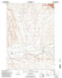 Shell Wyoming Historical topographic map, 1:24000 scale, 7.5 X 7.5 Minute, Year 1993
