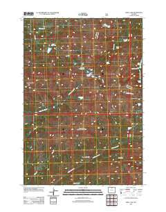Shell Lake Wyoming Historical topographic map, 1:24000 scale, 7.5 X 7.5 Minute, Year 2012