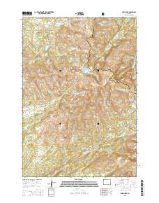 Shell Lake Wyoming Current topographic map, 1:24000 scale, 7.5 X 7.5 Minute, Year 2015